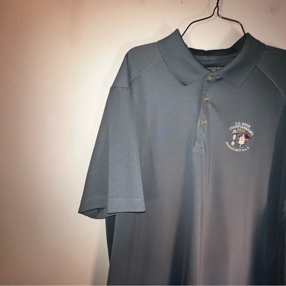 Nike Golf Polo Shirt Mens Extra Large Tour Performance 2014 US Open Pinehurst - Picture 2 of 7